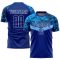 Custom Royal Royal-Light Blue Sublimation Soccer Uniform Jersey